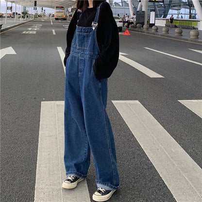 Commuter Style Denim Overalls