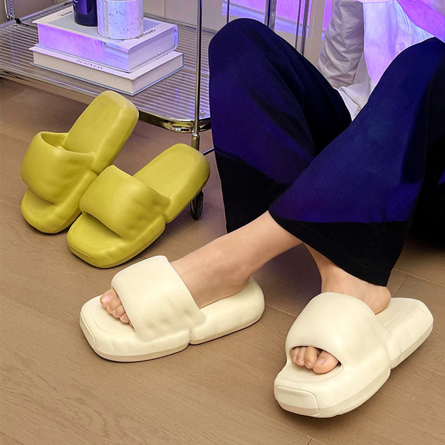 Casual Chunky Sole Slides