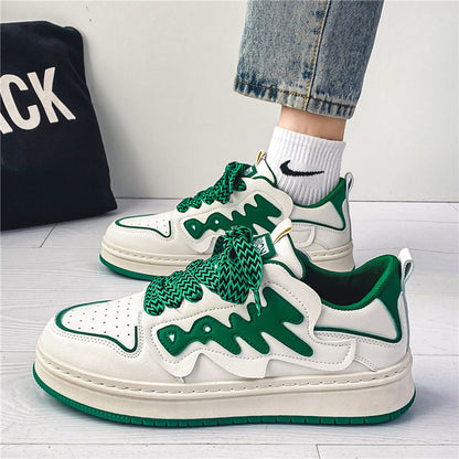 Graffiti Pattern Skate Shoes