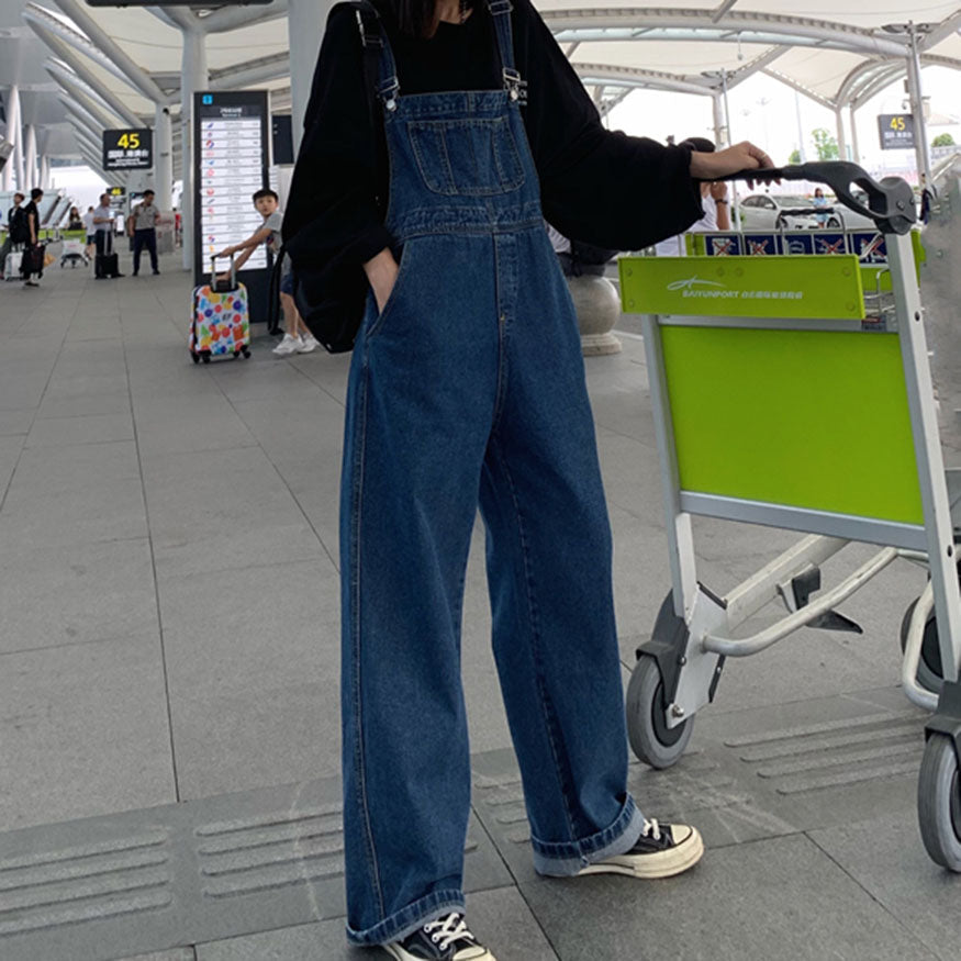 Commuter Style Denim Overalls