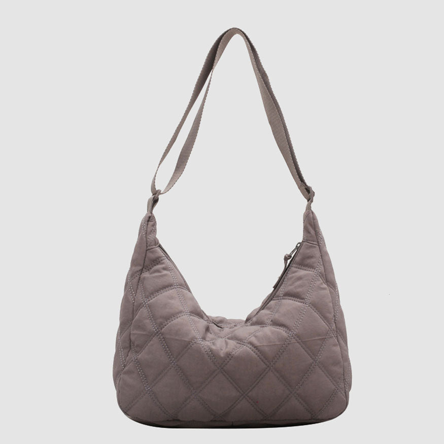 Lozenge Pattern Crossbody Bag