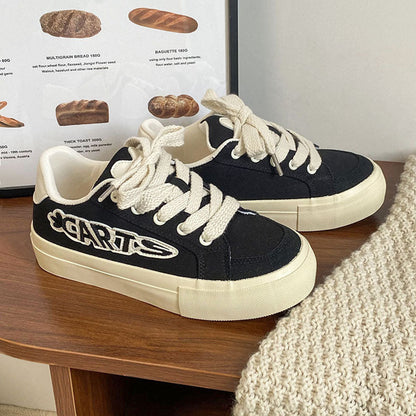 Cute letter Patch  Skate Shoes