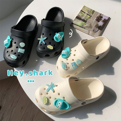 Funny Shark Design Garden Clog