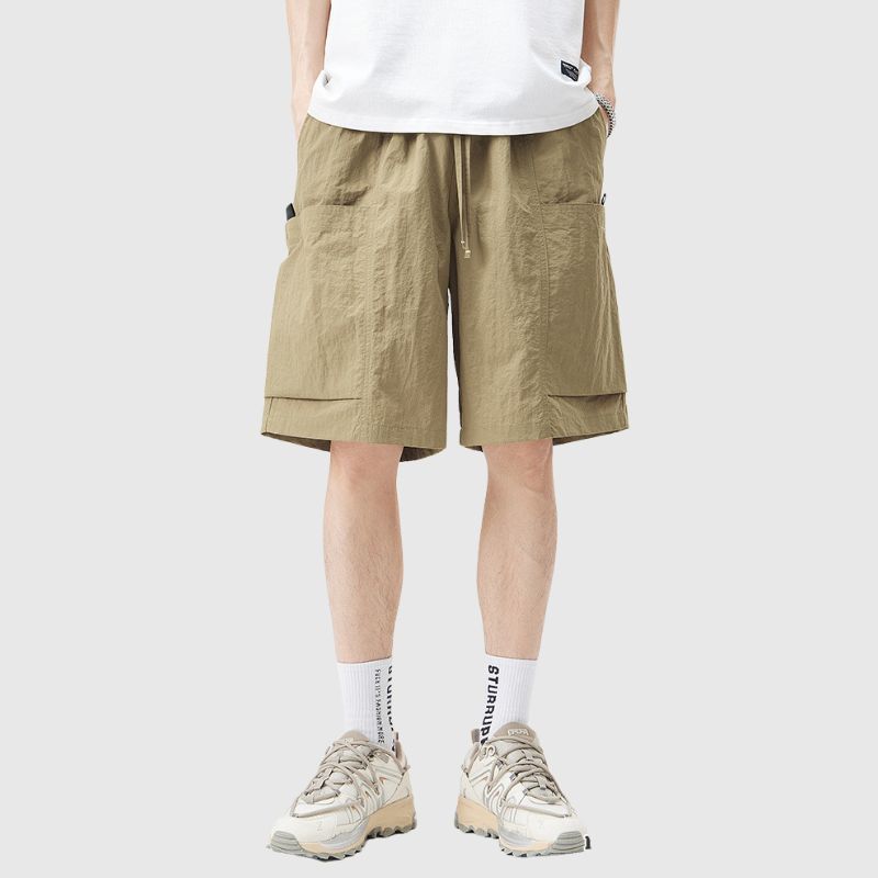 Comfy Solid Cargo Shorts