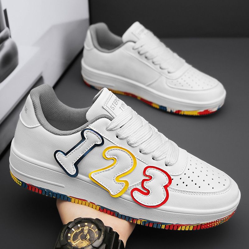 Casual Digital Print Sneakers