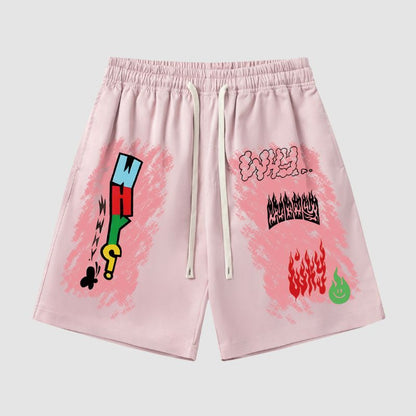 Cartoon Graffiti Shorts