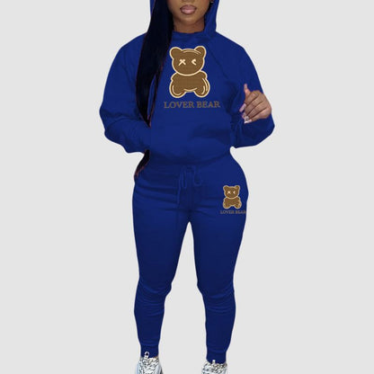 Cute Bear Printed Set