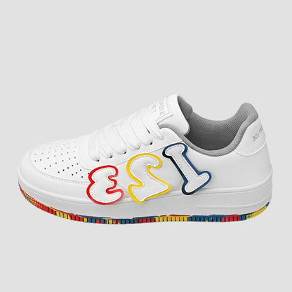 Casual Digital Print Sneakers