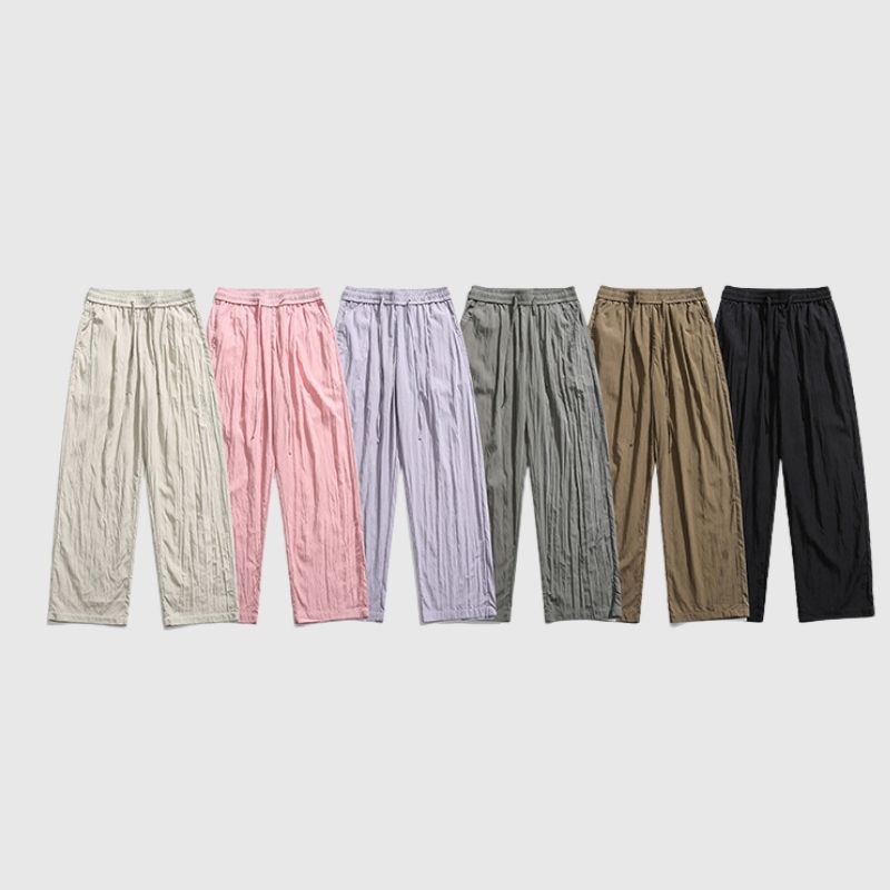 Simple Straight Leg Yamamoto Pants