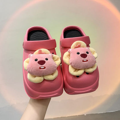 Cute Ruby Bear Garden Clog