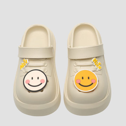 Cute Smiley Face Garden Clog