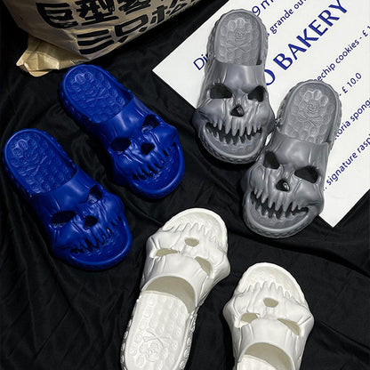 Stylish Skull Shape Slides