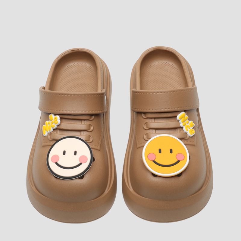 Cute Smiley Face Garden Clog