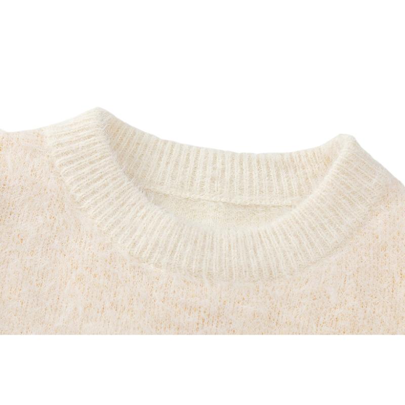 Vintage Autumn Oversized Knit Sweater