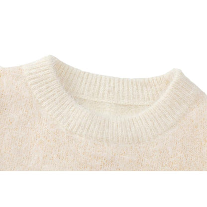 Vintage Autumn Oversized Knit Sweater