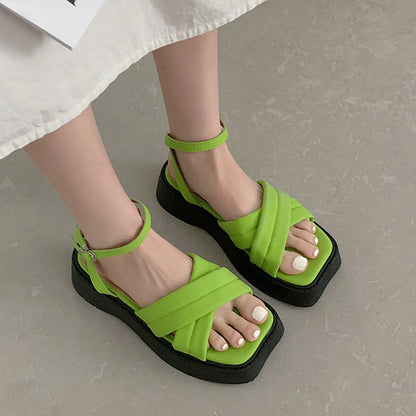 Vintage Cross Sandals