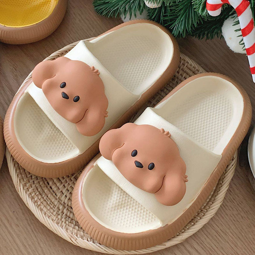 Cute Puppy Shaped Design Slides