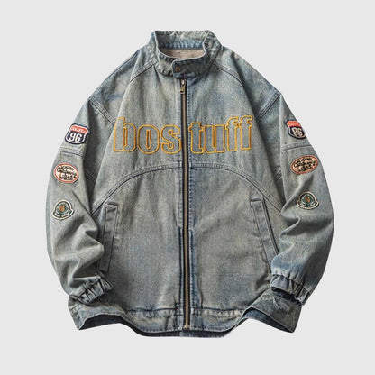 Embroidered Denim Jacket