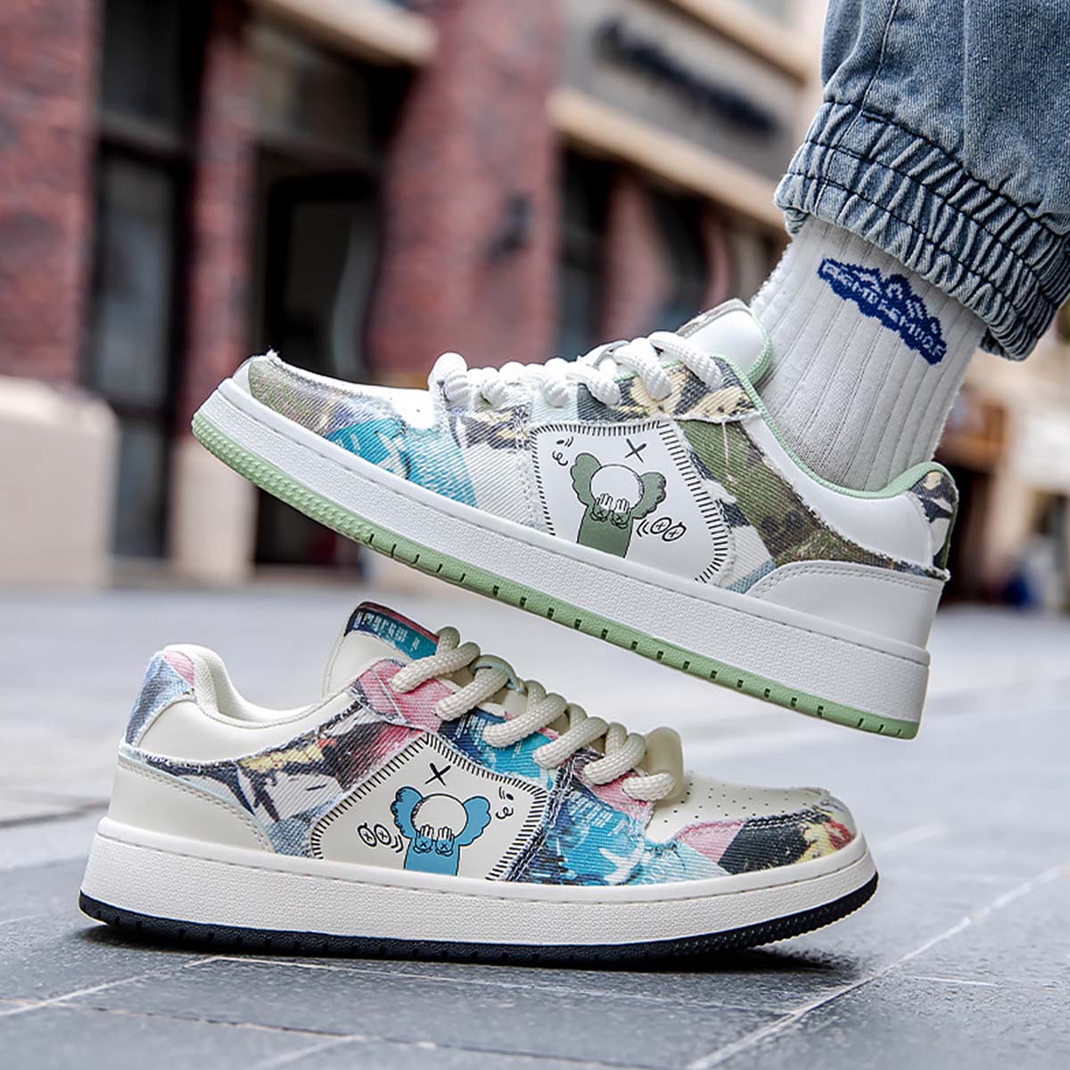 Urban Canvas Graffiti Sneakers