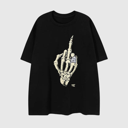 Skeleton Graphic Print T-shirt