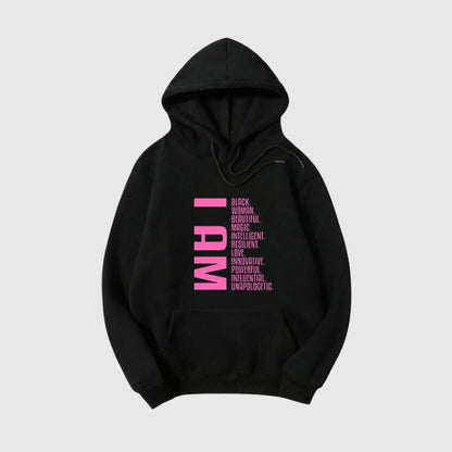 Letter Pattern Printed Hoodies