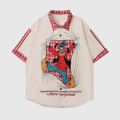 Goofy Graphic Print Shirt