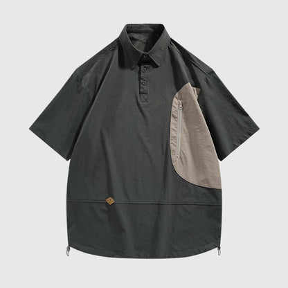 Contemporary Two-Tone Utility Shirt