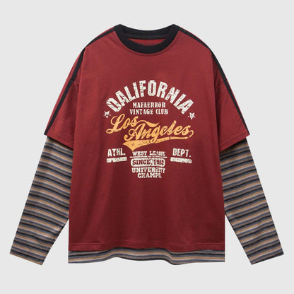 Layered California Graphic Sweatshirt