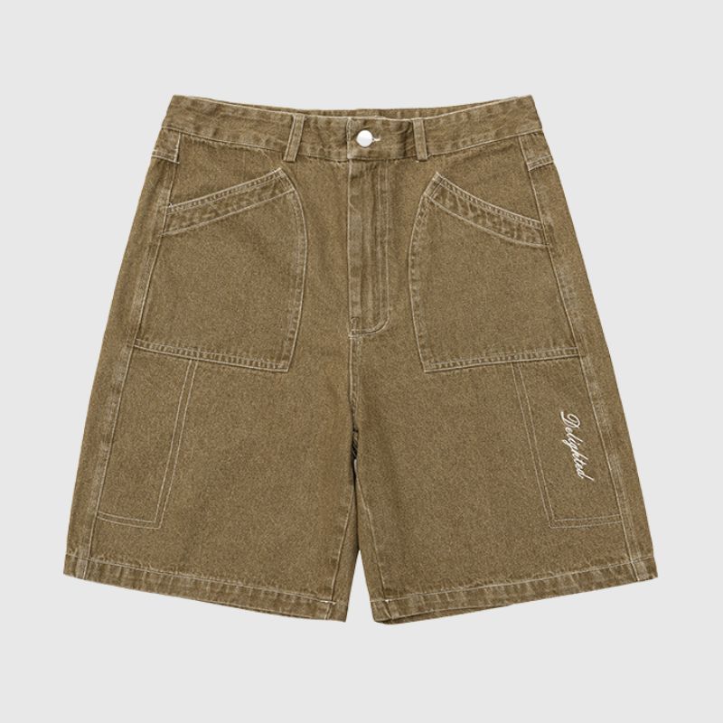 Vintage Distressed Solid Jorts