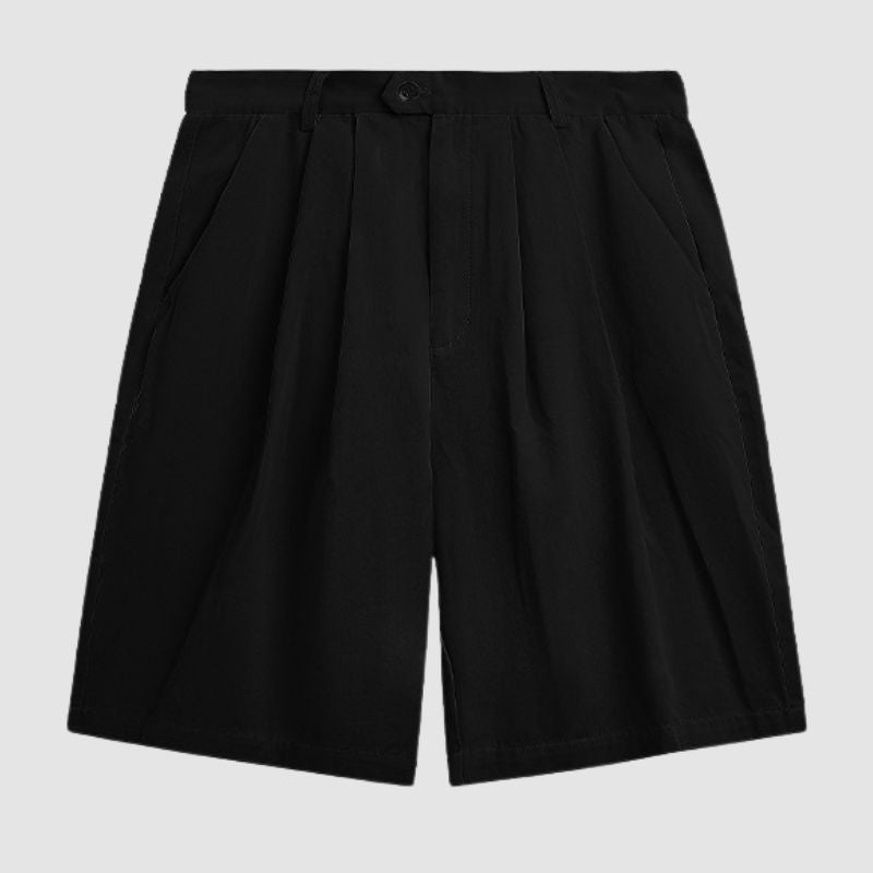 Pleated Design Suit Shorts