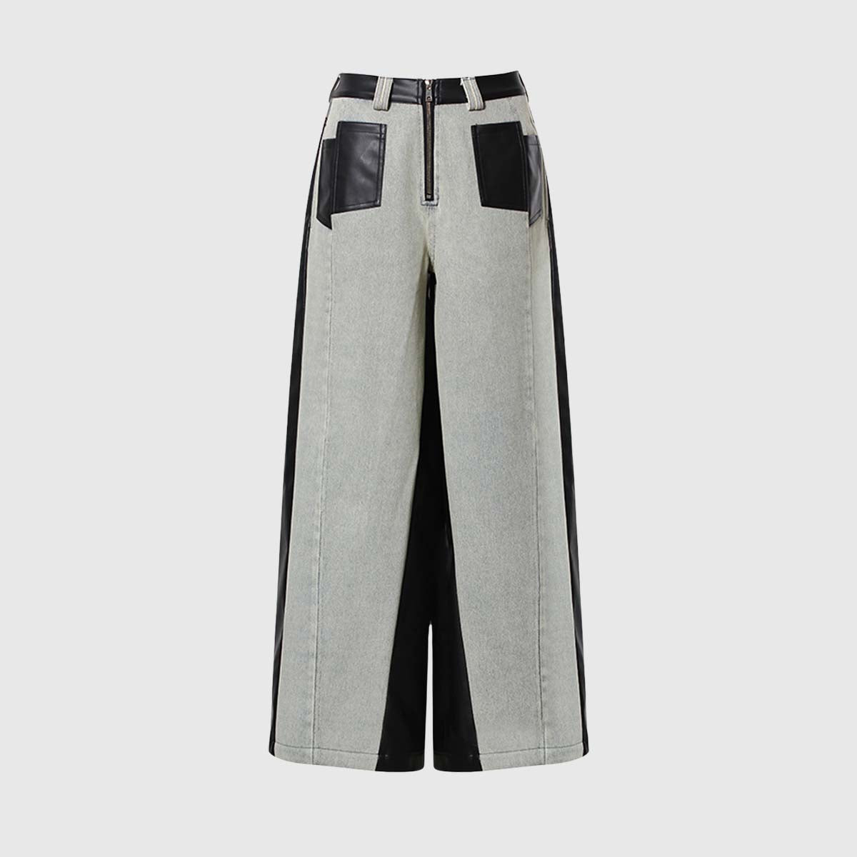 High-Waist Wide-Leg Pants