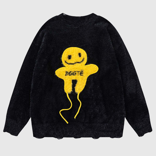 Smiley Knit Sweater