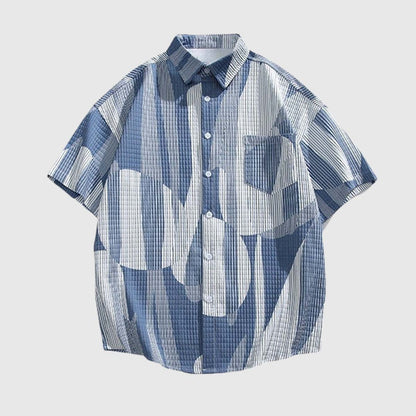 Modern Abstract Print Shirt