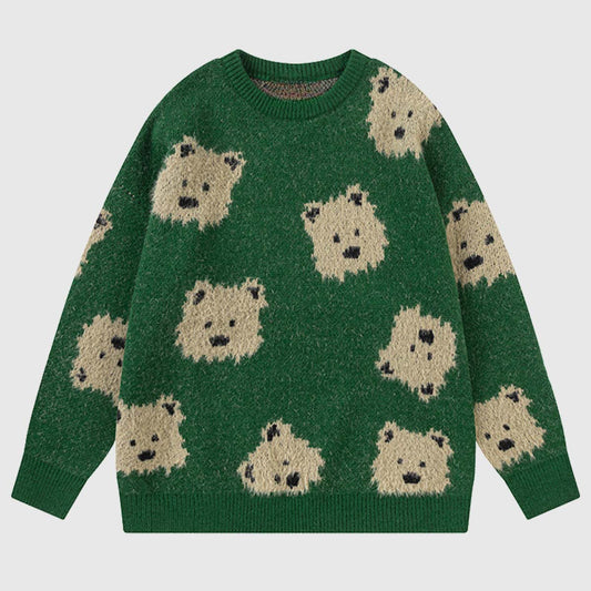 Cute Dog Pattern Sweater