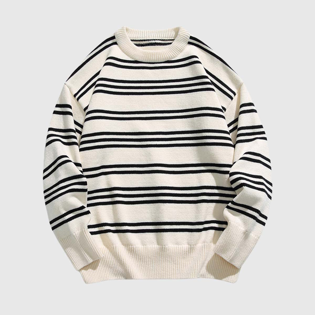 Thick Stripe Knit Sweater