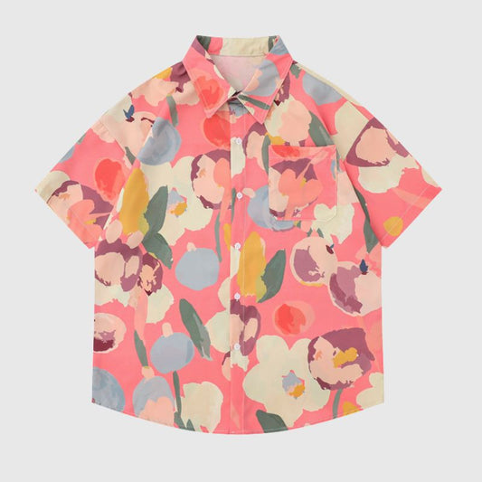 Rose Contrast Shirts