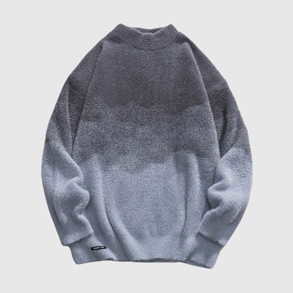 Vintage Ombre Turtleneck Sweater