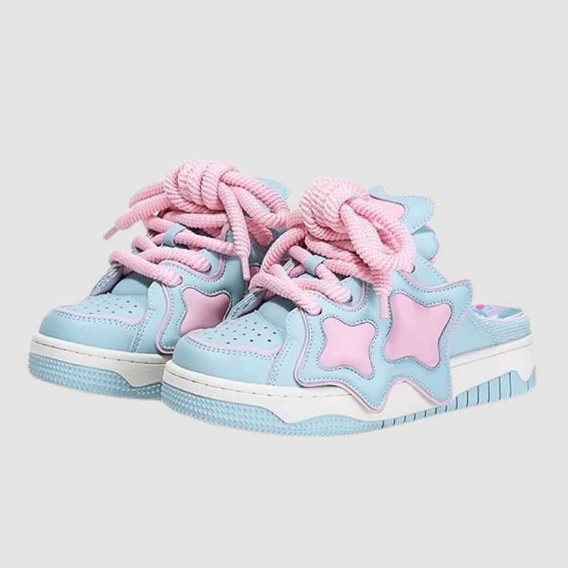 Vintage Star Platform Sneakers