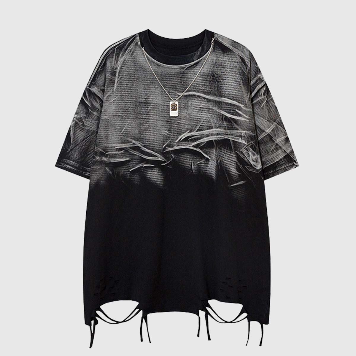 Distressed Graphic Oversized T-Shirt