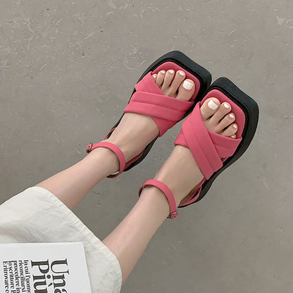 Vintage Cross Sandals