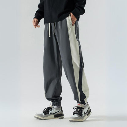 Contrast Panel Jogger Pants