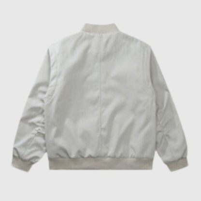 Flight-Inspired Minimalist High Street Baseball Jacket