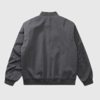 Flight-Inspired Minimalist High Street Baseball Jacket