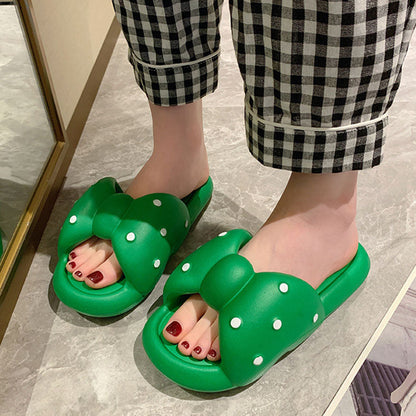 Polka Dot Bow Shaped Slides