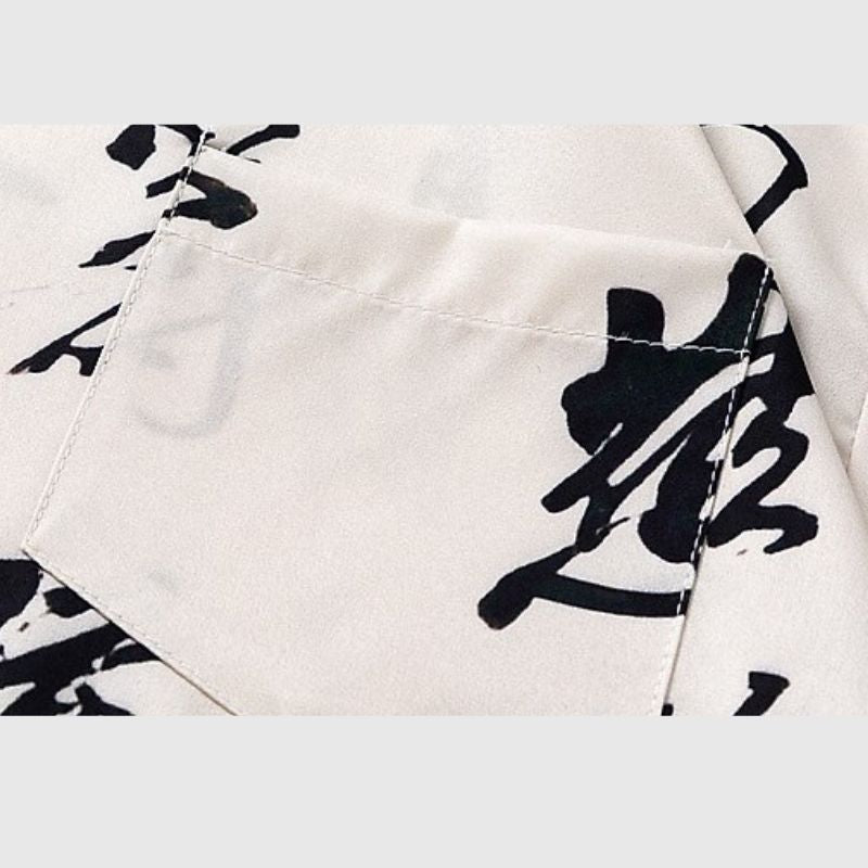 Calligraphy Print Shirts