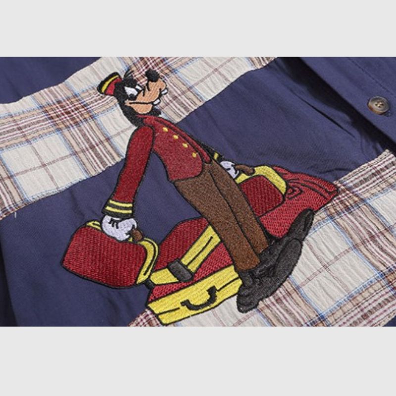 Cartoon Patchwork Shirts