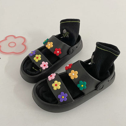 Colorful Flower Sandals