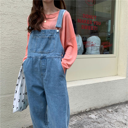 Commuter Style Denim Overalls