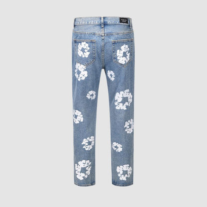 Kapok Pattern Printed Jeans