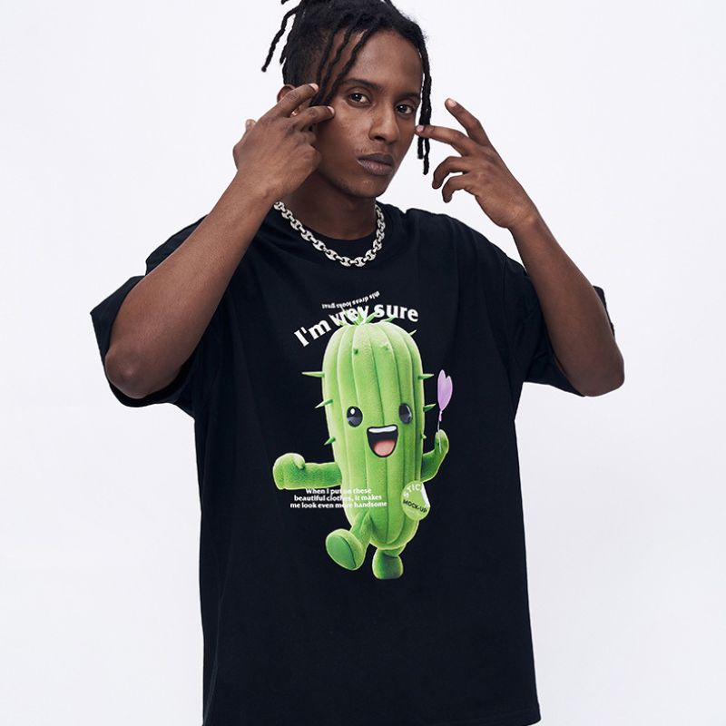 Cartoon Cactus Tee